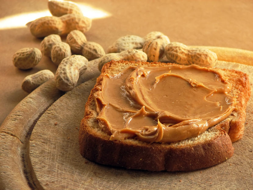 peanuts, peanut butter, peanut butter on toast
